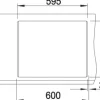 Spüle Blanco METRA 6 615 x 500 mm anthrazit 516165