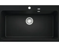 Spüle Blanco NAYA XL 9 860 x 510 mm schwarz 525947
