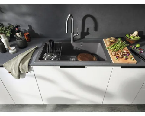 Spüle Blanco NAYA XL 9 860 x 510 mm schwarz 525947
