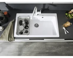 Spüle Blanco NAYA XL 9 860 x 510 mm softweiß 527133
