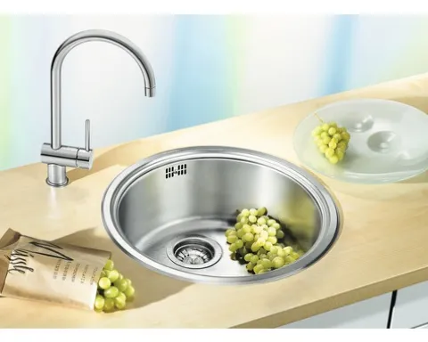 Spüle Blanco RONDO 460 x 460 mm edelstahl bürstfinish 513306