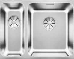 Spüle Blanco SOLIS 340/180-U 585 x 440 mm edelstahl bürstfinish 526128