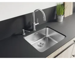 Spüle Blanco SOLIS 500-U 540 x 440 mm edelstahl bürstfinish 526122