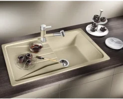 Spüle Blanco SONA 5 S 860 x 500 mm felsgrau 519672