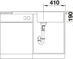 Spüle Blanco SONA XL 6 S 1000 x 500 mm anthrazit 519689