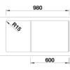 Spüle Blanco SONA XL 6 S 1000 x 500 mm felsgrau 519690
