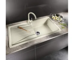 Spüle Blanco SONA XL 6 S 1000 x 500 mm vulkangrau 527341