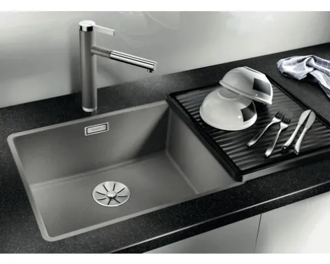 Spüle Blanco SUBLINE 500-F 527 x 427 mm schwarz 525994