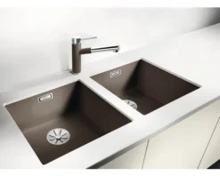 Spüle Blanco SUBLINE 400-U 430 x 460 mm anthrazit 523422
