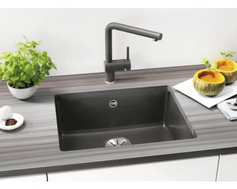 Spüle Blanco SUBLINE 500-U 530 x 456 mm basalt 523739