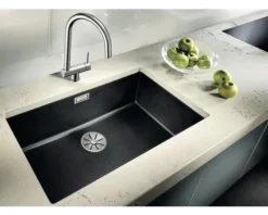 Spüle Blanco SUBLINE 700-U 730 x 460 mm schwarz 526001
