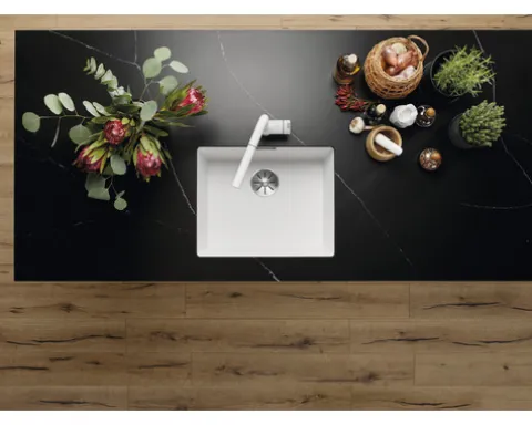 Spüle Blanco SUBLINE 500-U 530 x 460 mm softweiß 527170