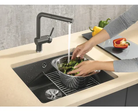 Spüle Blanco SUBLINE 500-U 530 x 456 mm weiß 523733
