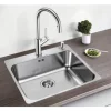 Spüle Blanco SUPRA 500-IF/A R12 500 x 540 mm edelstahl bürstfinish 526355