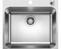 Spüle Blanco SUPRA 500-IF/A R12 500 x 540 mm edelstahl bürstfinish 526355