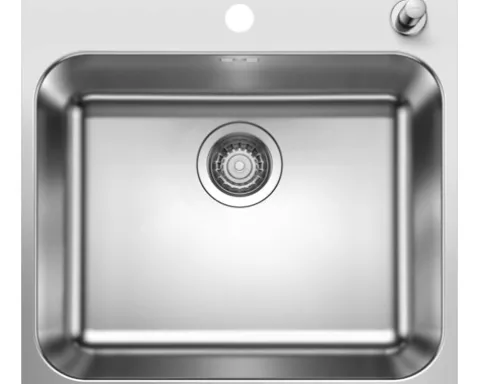 Spüle Blanco SUPRA 500-IF/A R12 500 x 540 mm edelstahl bürstfinish 526355