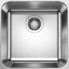 Spüle Blanco SUPRA 400-IF R12 440 x 440 mm edelstahl bürstfinish 526350