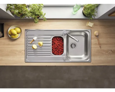 Spüle Blanco TIPo II 6 S 1000 x 500 mm edelstahl bürstfinish 526622