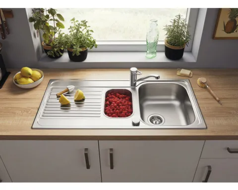 Spüle Blanco TIPo II 6 S 1000 x 500 mm edelstahl bürstfinish 526622