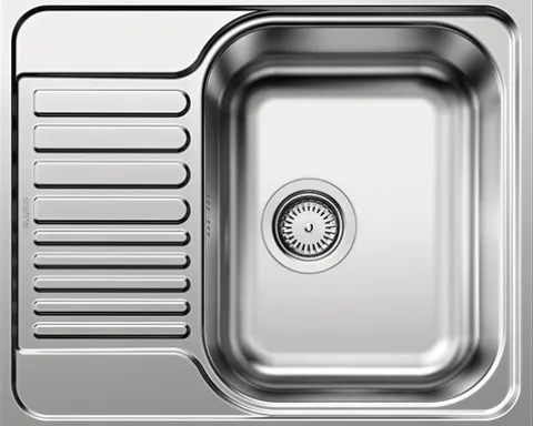 Spüle Blanco TIPO 45 S Mini 605 x 500 mm edelstahl naturfinish 516524