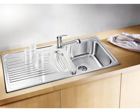 Spüle Blanco TIPO 50 S 950 x 500 mm edelstahl naturfinish 526336