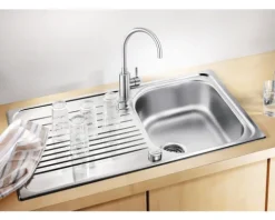 Spüle Blanco TIPO 45 S 860 x 500 mm edelstahl naturfinish 526335