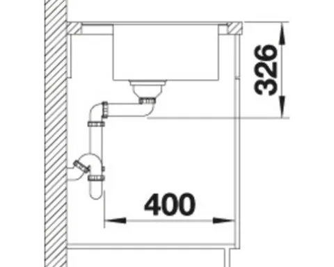 Spüle Blanco ZENAR 5 S-F 903 x 498 mm schwarz 526049