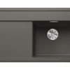 Spüle Blanco ZENAR 45 S 860 x 510 mm vulkangrau 527361 1 Spülbecken Mit Tropffläche Becken rechts