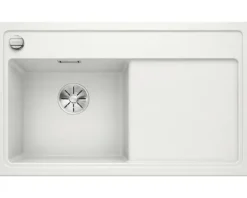 Spüle Blanco ZENAR 45 S 860 x 510 mm weiß 523854 Becken links