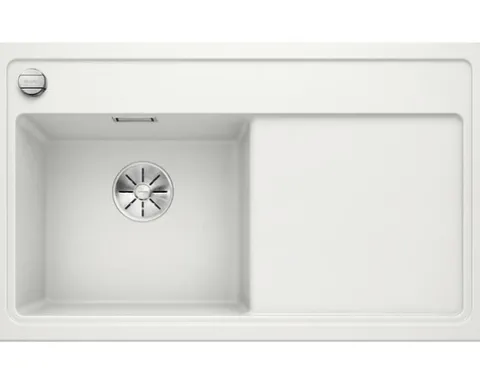 Spüle Blanco ZENAR 45 S 860 x 510 mm weiß 523854 Becken links