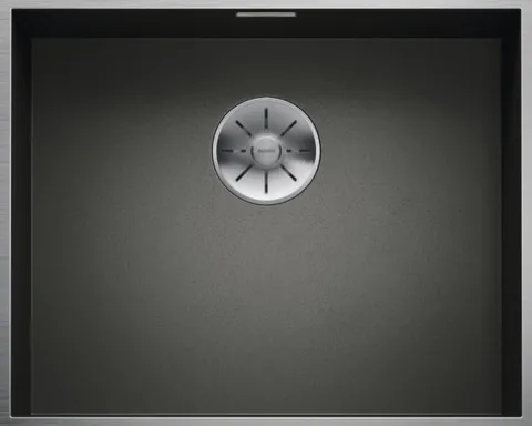 Spüle Blanco ZEROX 500-U Dark Steel 540 x 440 mm edelstahl 526243