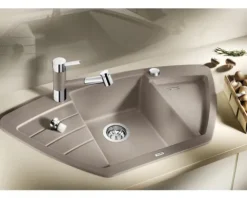 Spüle Blanco ZIA 9 E 930 510 mm schwarz 526030