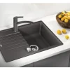 Spüle Blanco ZIA 45 S Compact 680 500 mm schwarz 526008