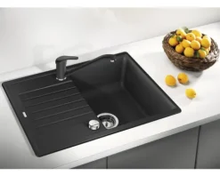 Spüle Blanco ZIA 45 S Compact 680 500 mm schwarz 526008