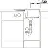 Spüle Blanco ZIA 40 S 615 500 mm anthrazit 516918