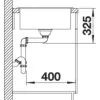 Spüle Blanco ZIA XL 6 S Compact 780 500 mm softweiß 527213