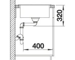 Spüle Blanco ZIA XL 6 S 1000 500 mm vulkangrau 527399