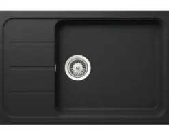Spüle SCHOCK Formhaus D-100LS-A 780 x 500 mm nero FOMD100LSAGNE