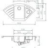 Spüle SCHOCK Lotus C-150 A 1082 x 575 mm magma LOTC150AMAG