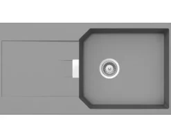 Spüle SCHOCK Manhattan D-100L A 1000 x 510 mm croma MAND100LAGCR