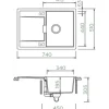 Spüle SCHOCK Mono D-100S A 740 x 510 mm magma MOND100SAMAG