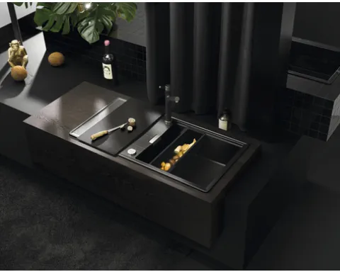 Spüle SCHOCK Tia D-100L A 1000 x 500 mm bronze TIAD100LABRO