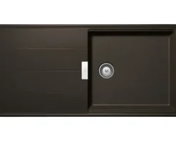 Spüle SCHOCK Tia D-100L A 1000 x 500 mm bronze TIAD100LABRO