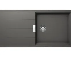 Spüle SCHOCK Tia D-100L A 1000 x 500 mm silverstone TIAD100LASIL