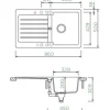 Spüle SCHOCK Typos D-100 A 860 x 500 mm croma TYPD100AGCR