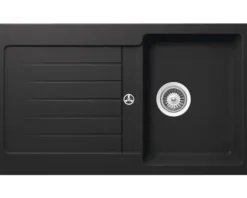 Spüle SCHOCK Typos D-100 A 860 x 500 mm nero TYPD100AGNE