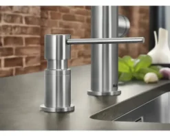 Spülmittelspender Blanco LATO satin dark steel 527743