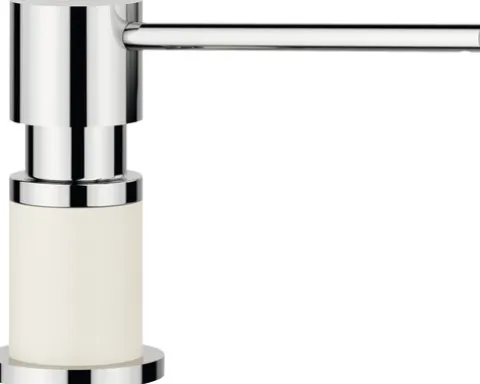 Spülmittelspender Blanco LATO softweiß/chrom 526955