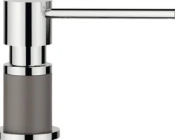 Spülmittelspender Blanco LATO vulkangrau/chrom 526954