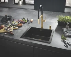 Spülmittelspender Grohe Cosmopolitan cool sunrise gebürstet 40535GN0